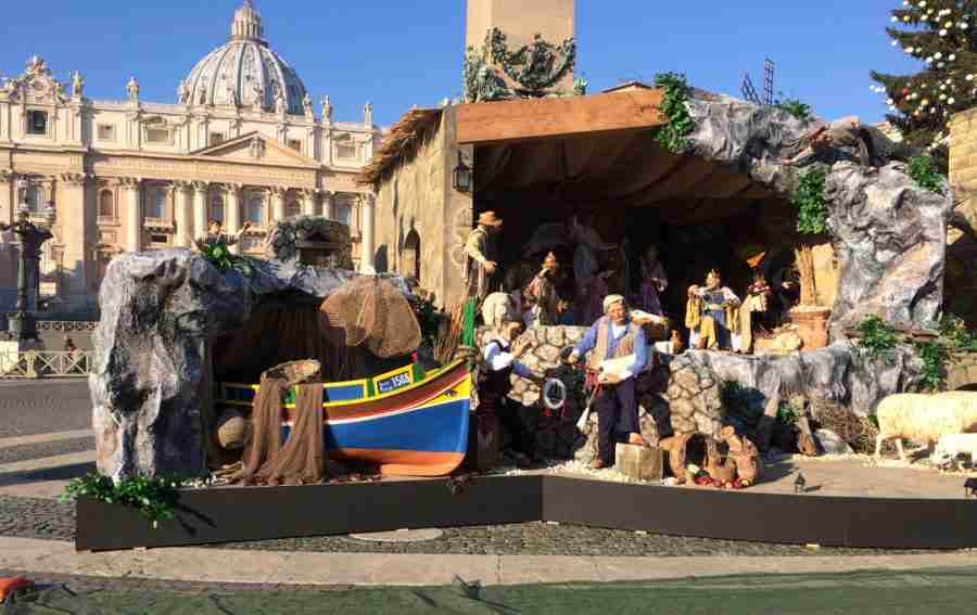 Nativity Scene in Vatican City: St. Peter’s Square Christmas Display
